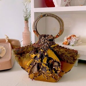 Mary Frances clutch handbag